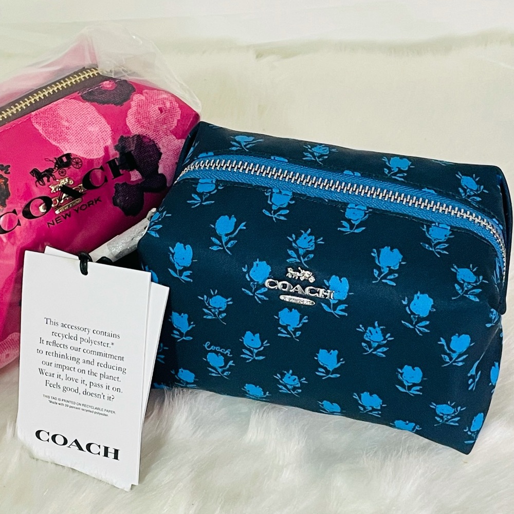 NWT Coach Small Boxy Cosmetic Case - Picture 7 of 7